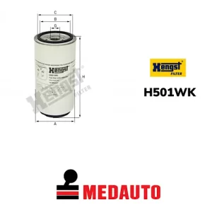 FILTRO SEPARADOR VW8150E/23250E 2R0127177J FILTRO C/VALVU